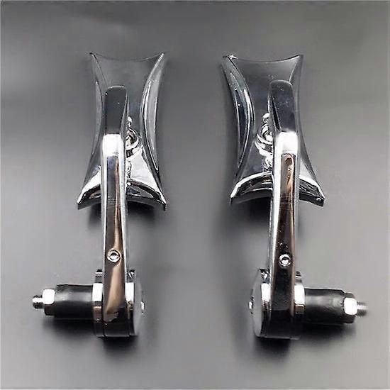 Chrome 7/8" Handlebar End Mirror Custom Cafe Racer Bobber Old School ATV Rat