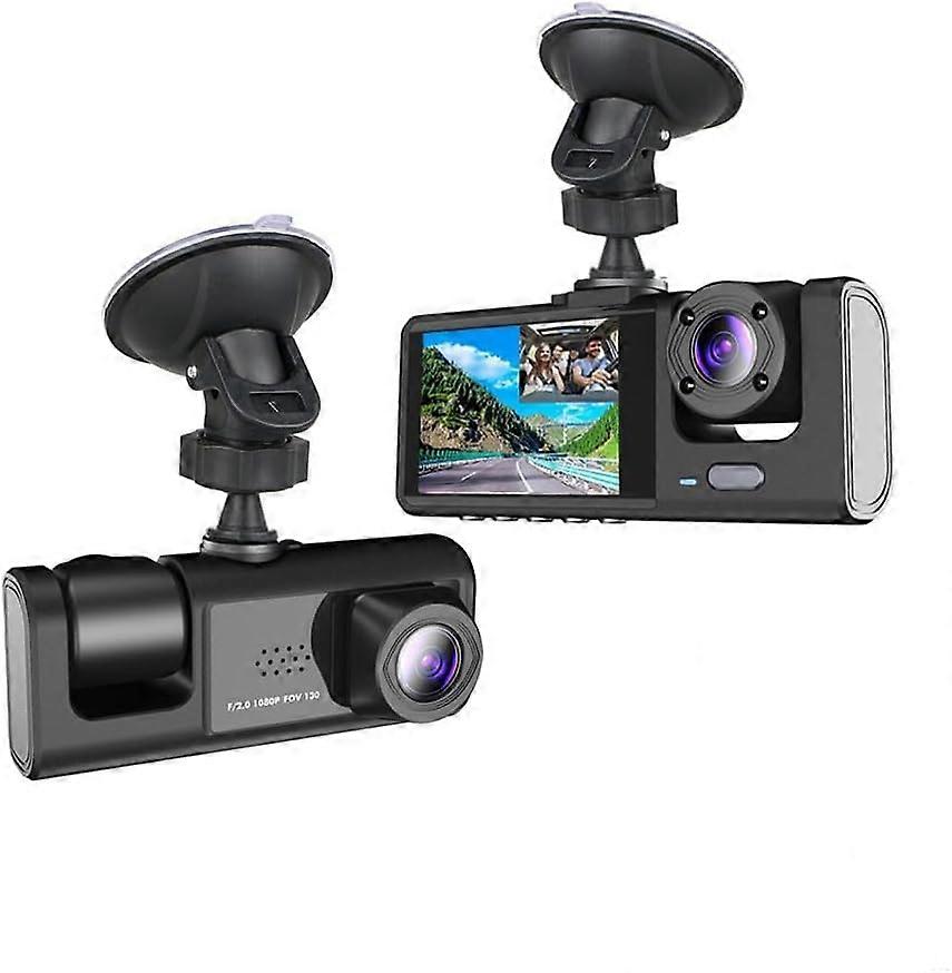 Dash Camera for Car  Mini Car Recorder Front and Inside Dual Car Cameras 1080P with WDR, Night Vision