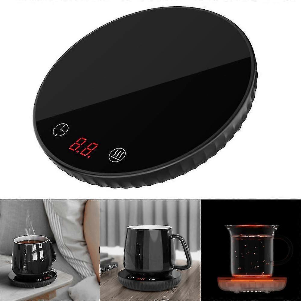 Electric Coffee Milk Drink Cup Mug Warmer Tea Heater Pad With Timer Setting