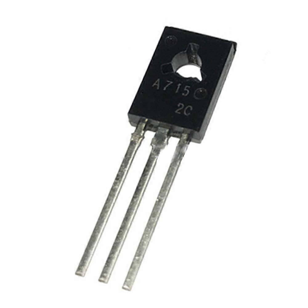 10 ADET 2SA715C 2SA715 TO-126 TRANSISTÖR BJT 35V V (BR) CEO 2.5A I (C)