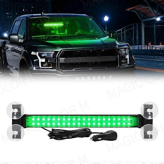 40 LED Strobe Light Emergency Flash Warning Lamp Auto Windshield Bar Traffic Advisor Flashlight Red Blue Car Accessories 12V-24V