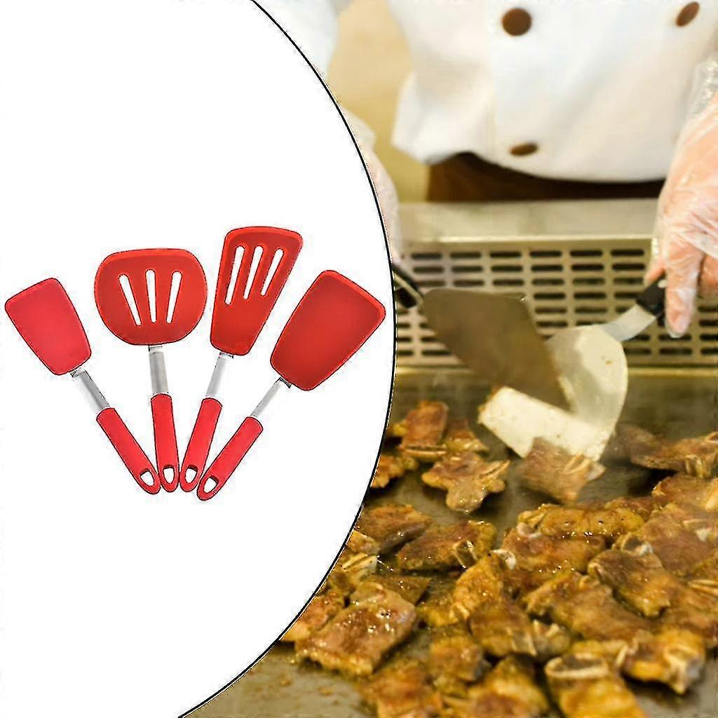 4 Pieces Silic Spatula With Less Steel Core Ing Utensils For Egg Ing -