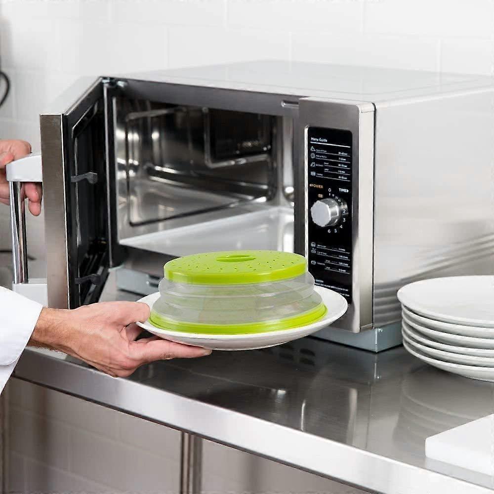 Cloche Micro-Ondes,Pεύκαμπτη πλάκα Micro-Onde,Couvercle Ppléd de Micro-Onde passoire, Προστασία Anti-claboussures avec στόμια de Ventilation,sans
