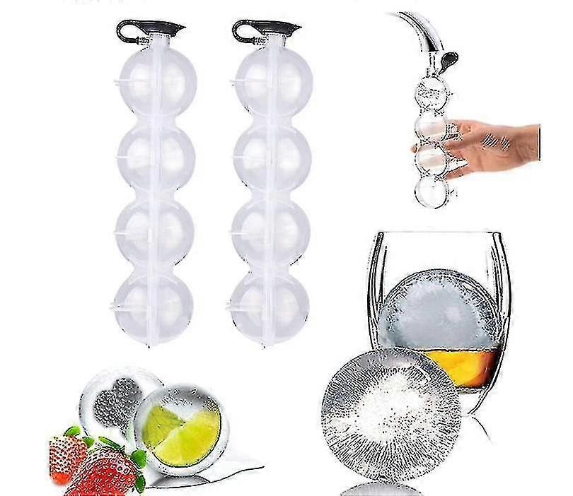 4 Hole Ice Cube Ball Maker Tray