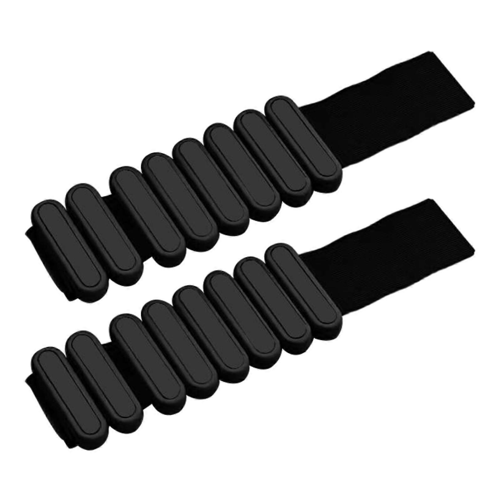 2 חתיכות קרסול משקולות שורש כף היד מספק צמידים משוקללים לנשים יוגה אירובי 1 פאונד