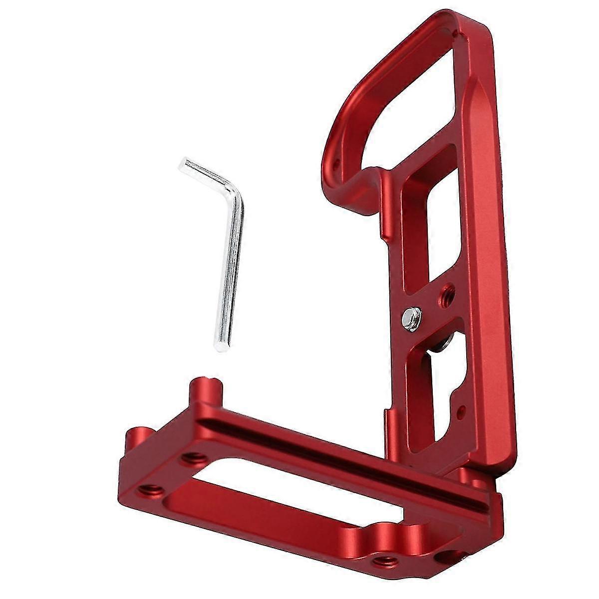 Quick Release L Platebracket Base Holder Hand Grip For Z Z6 Z7 Compatible Vertical Board Red