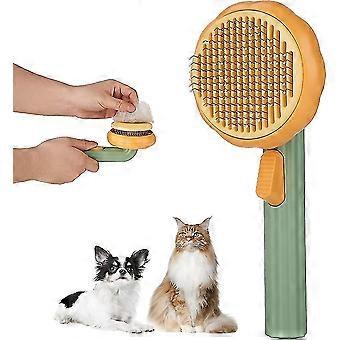 Cat Brushes Dog Brushes, Self-cleaning Dog Grooming Brush Hair Remover Pet Brush