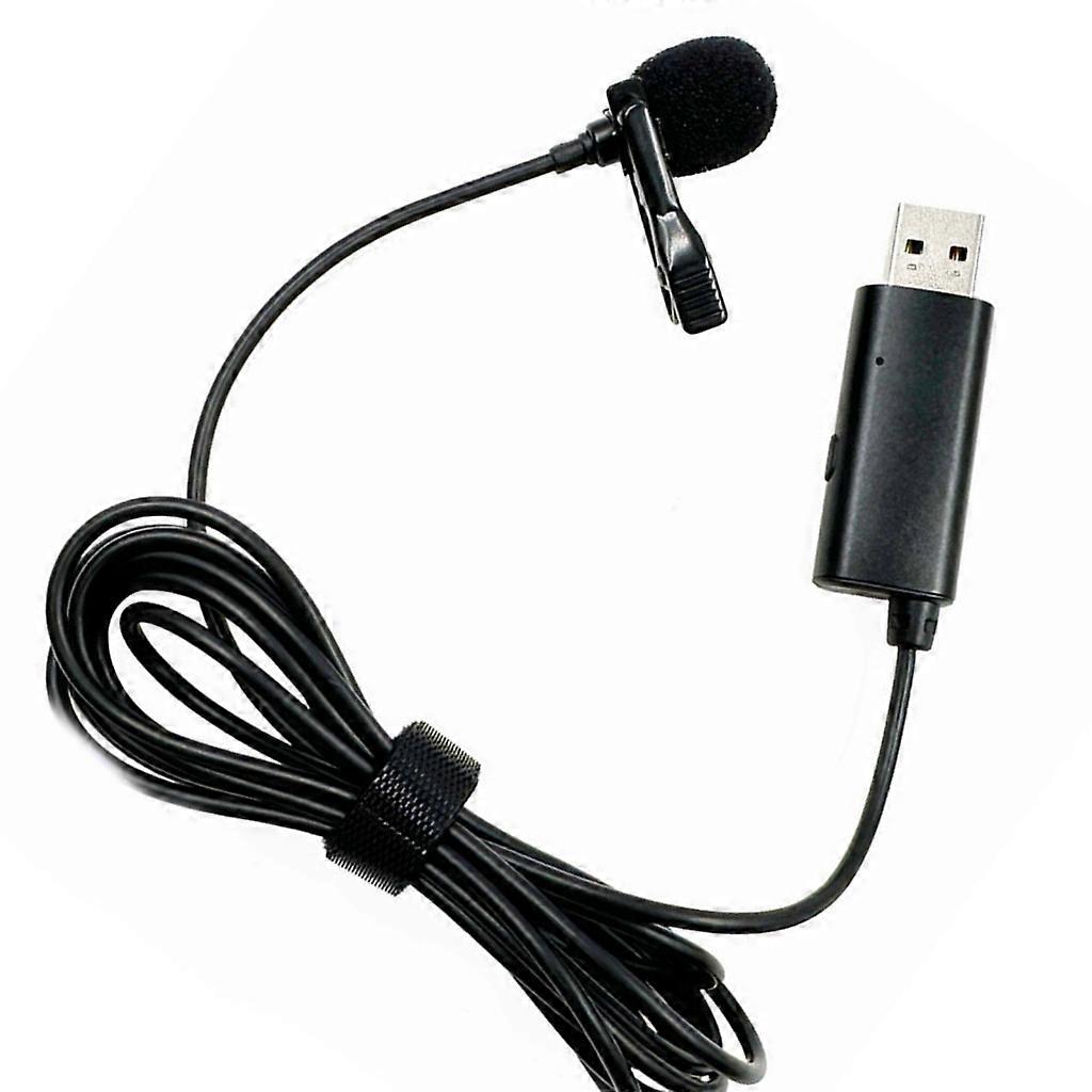 Lavalier Ansteckmikrofon USB Professionelles Kondensator-Clip-on-Mikrofon