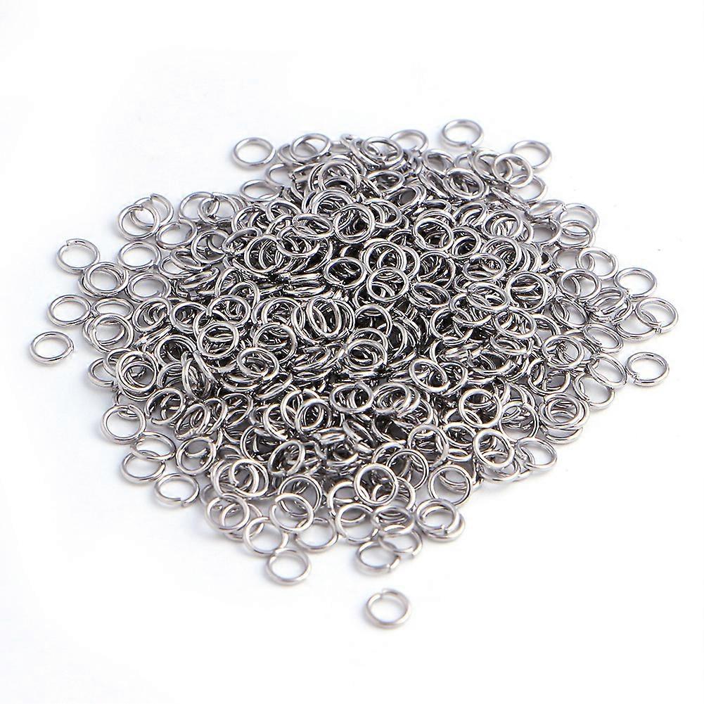 500Pcs Open Jump Rings For Jewelry Making 4mm Silver