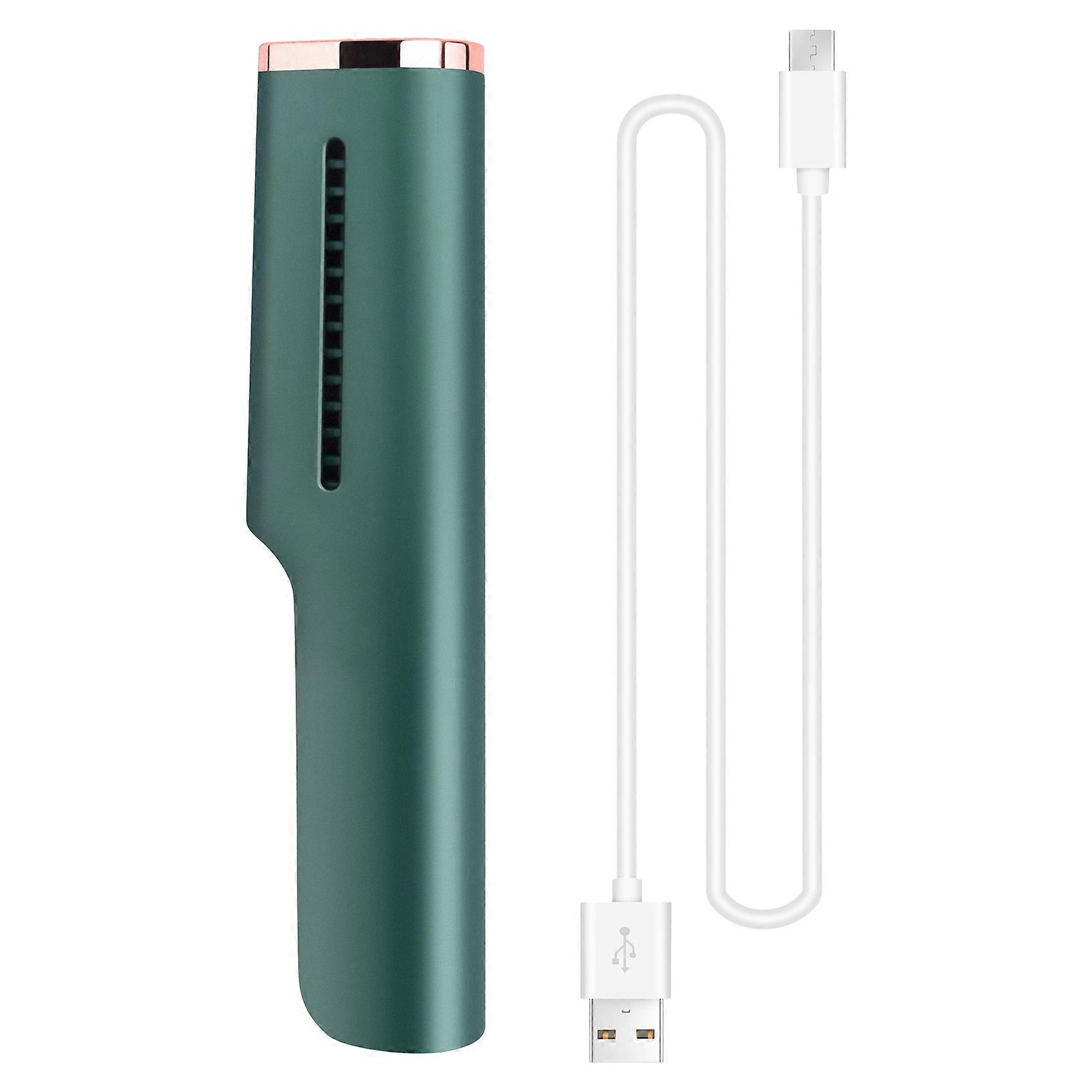 Electric Cordless Hair Straightener and Curling 2 in 1 Dry Comb Mini USB Charging Hot Straightening