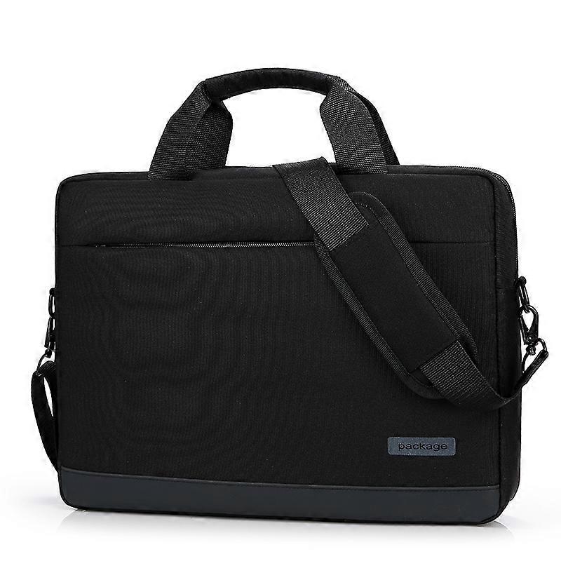 Laptop Bag with Shoulder Strap 14 Inch Men Women Lightweight Waterproof Soft Laptop Briefcase for Business Work Notebook Ultrabook Compatible with Mac