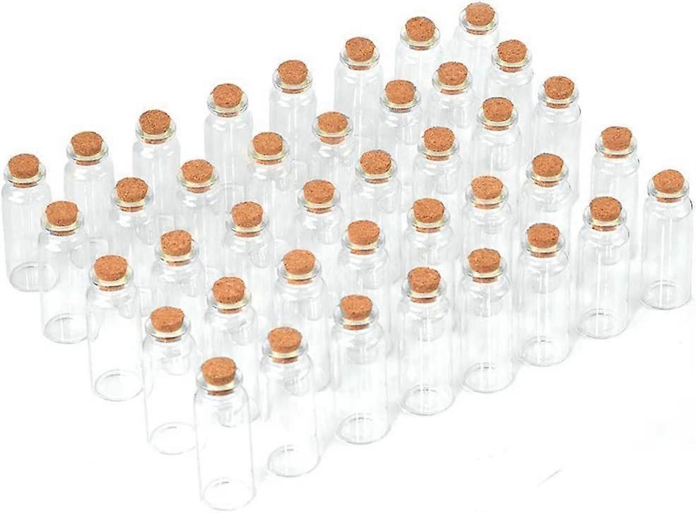 48pcs 25ml Mini bouteilles en verre avec bouchons
