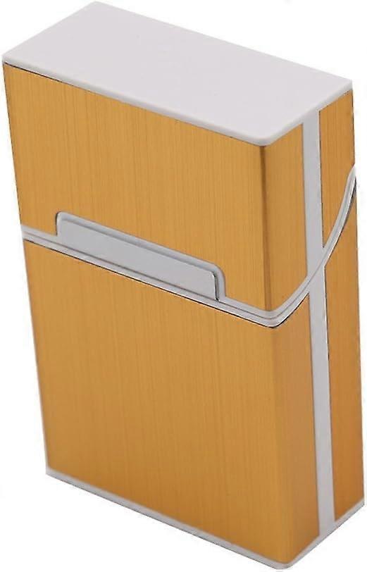 2025 Suitable Light aluminum cigarette box (gold)