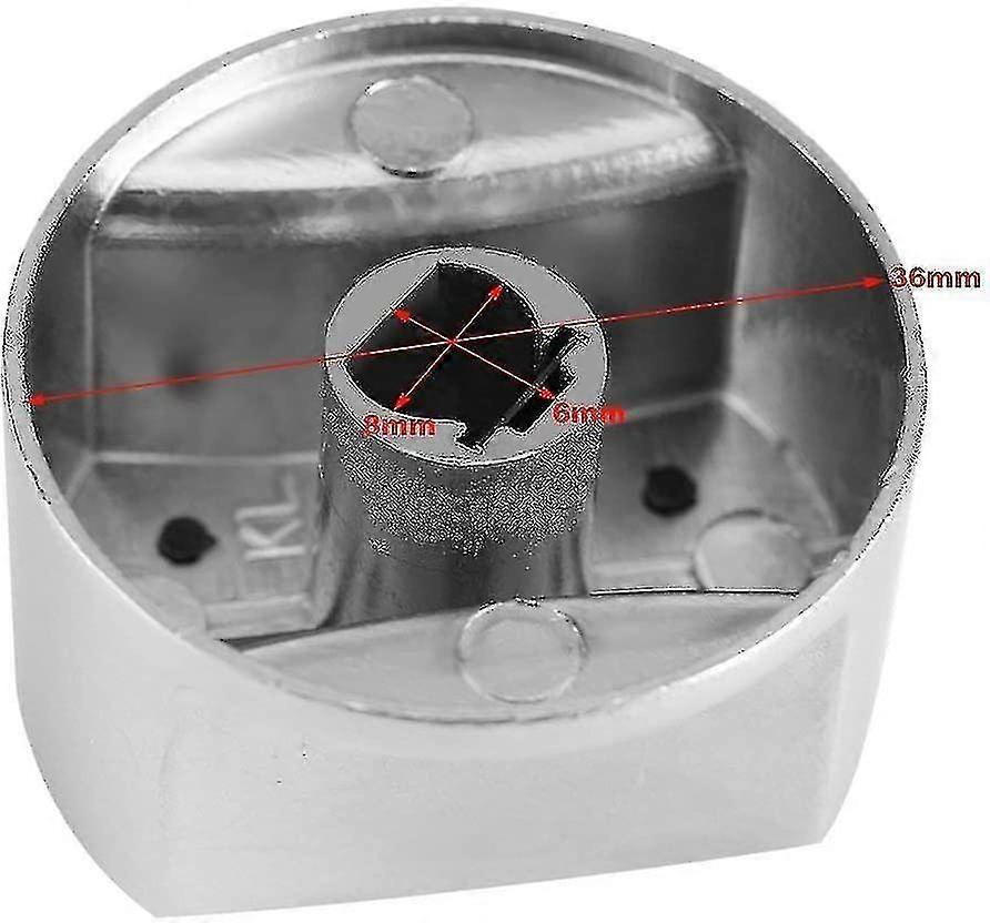 2pcs Universal Cooktop Burn Knobs Gas Cooktop Control Part Replacement Knobs Rotary Oven S  Accessory S  Oven new