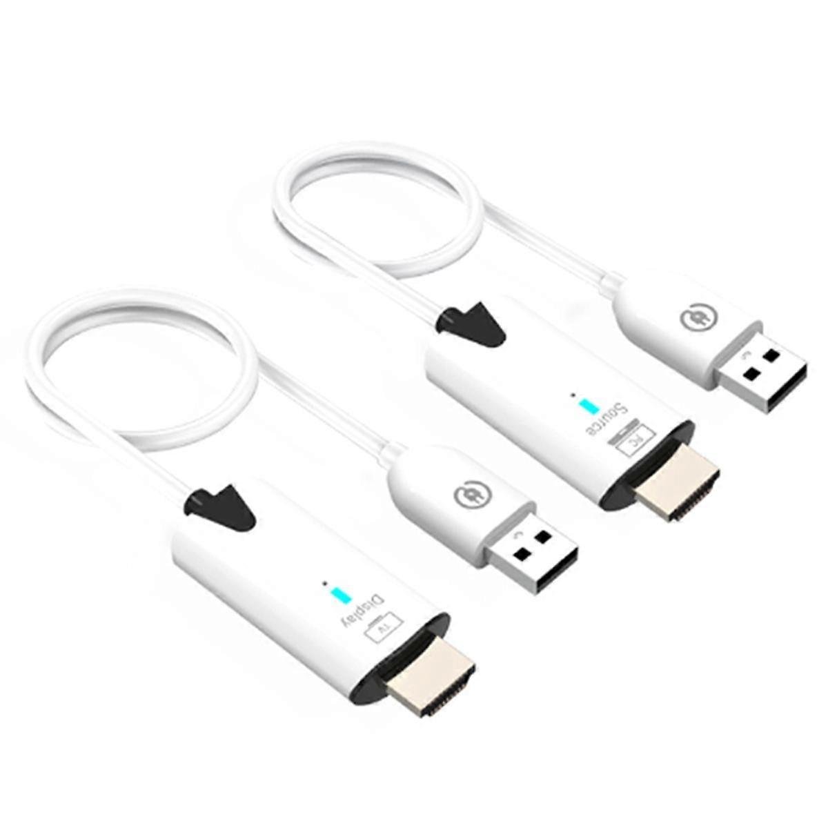 Wireless -Compatibile Cavo Di Prolunga Audio Video Trasmettitore E Ricevitore Display Adattatore per Fotocamera Proiettore 30M