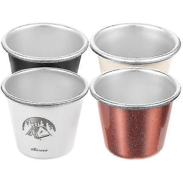 4pcs Household Drink Cups Multi-function Liquor Cups Convenient Water Cups Home Accessory