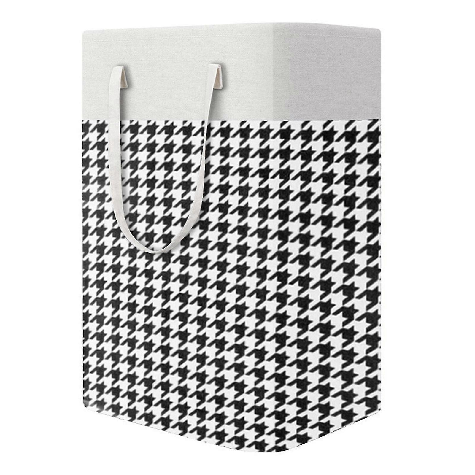 75l Fabric Laundry Basket Foldable Large Capacity Clothes Hamper For Bathroom