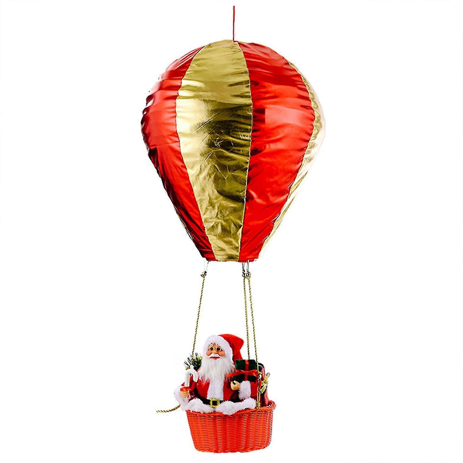 Decorazioni Natalizie A Forma Di Mongolfiera – Addobbi In Acrilico Per Casa, Giardino, Ufficio (14,3x20 Cm)