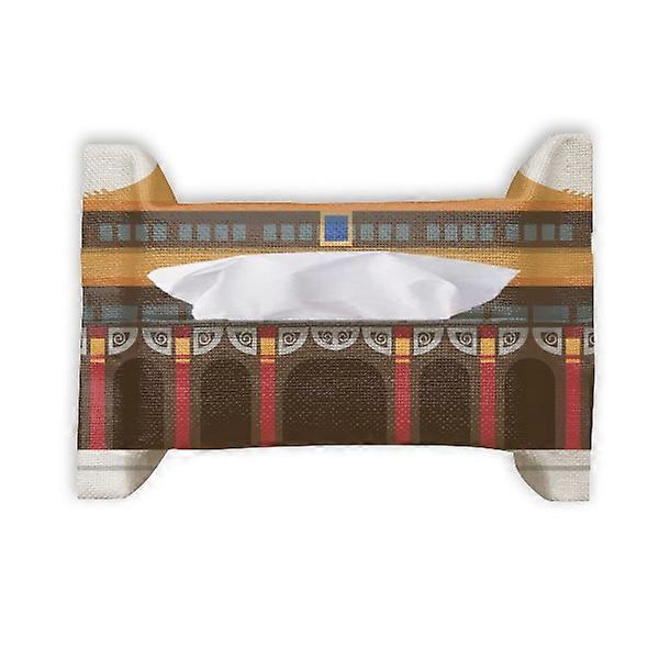 China Architecture Tian'anmen Pattern Paper Towel Tissue Bag Napkin Bumf