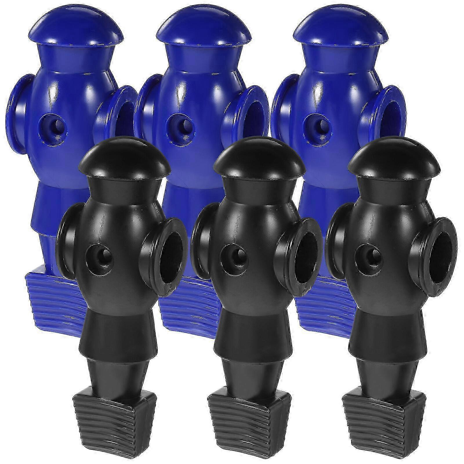 6pcs Foosball Machine Figures Table Football Figures Foosball Machine Accessories Soccer Player Statue