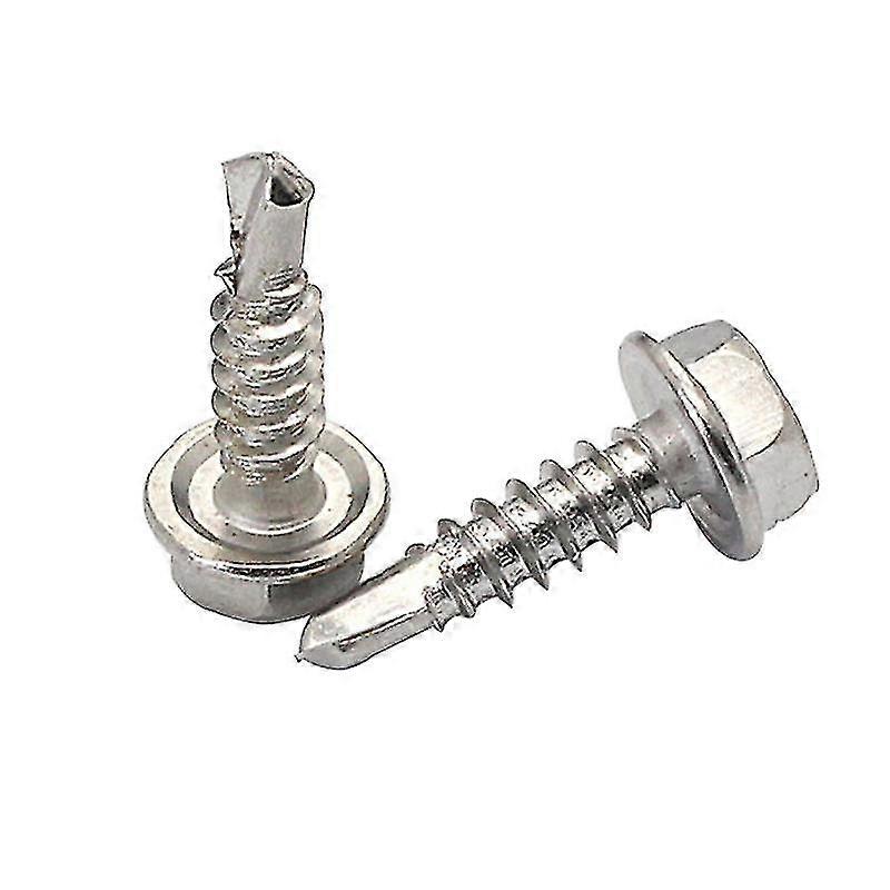 Screw 10pcs  Outer Hexagon Self-Drilling Screw Self-Tapping Self-Drilling Screw