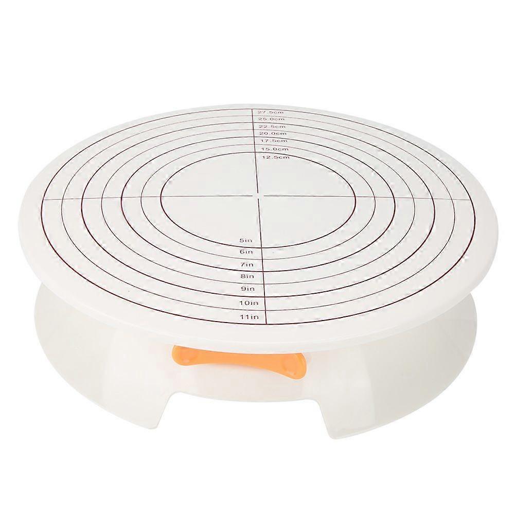 Cake Decorating Turntable DIY Rotating Cake Stand Base Kitchen Baking Utensils with Buckle