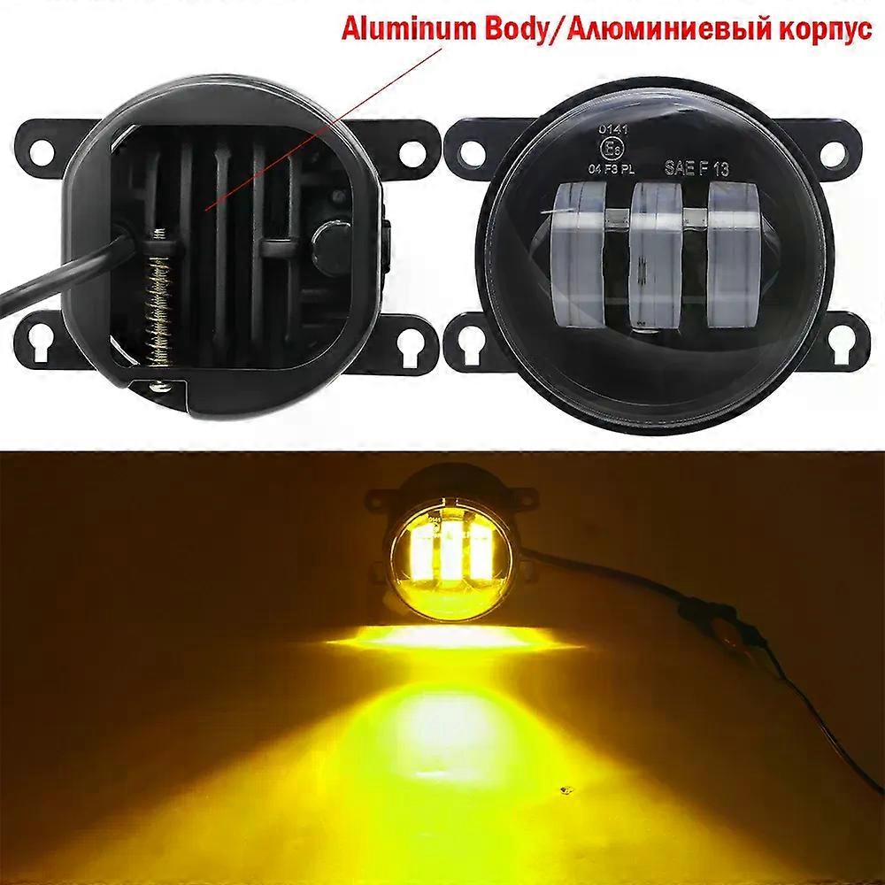 Applies to 2 X LED Fog Light 30W 6000LM Car Front Fog Lamp DRL For Ford Focus Fusion Fiesta Transit Explorer Edge Ranger Ka EcoSport C-Max