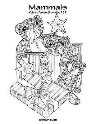 Mammals Coloring Book for GrownUps 1  2