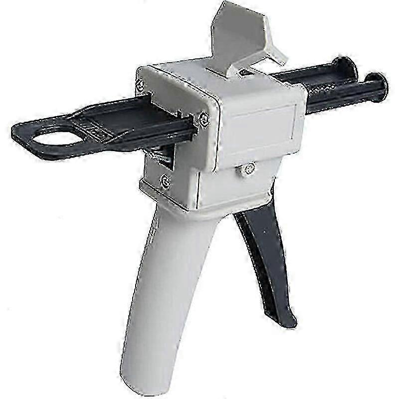 Epoxy Dispenser Gun, Ab Epoxy Glue Gun Handle Applicator For Mixing Glue, 1:1 Ratios 50ml(white)