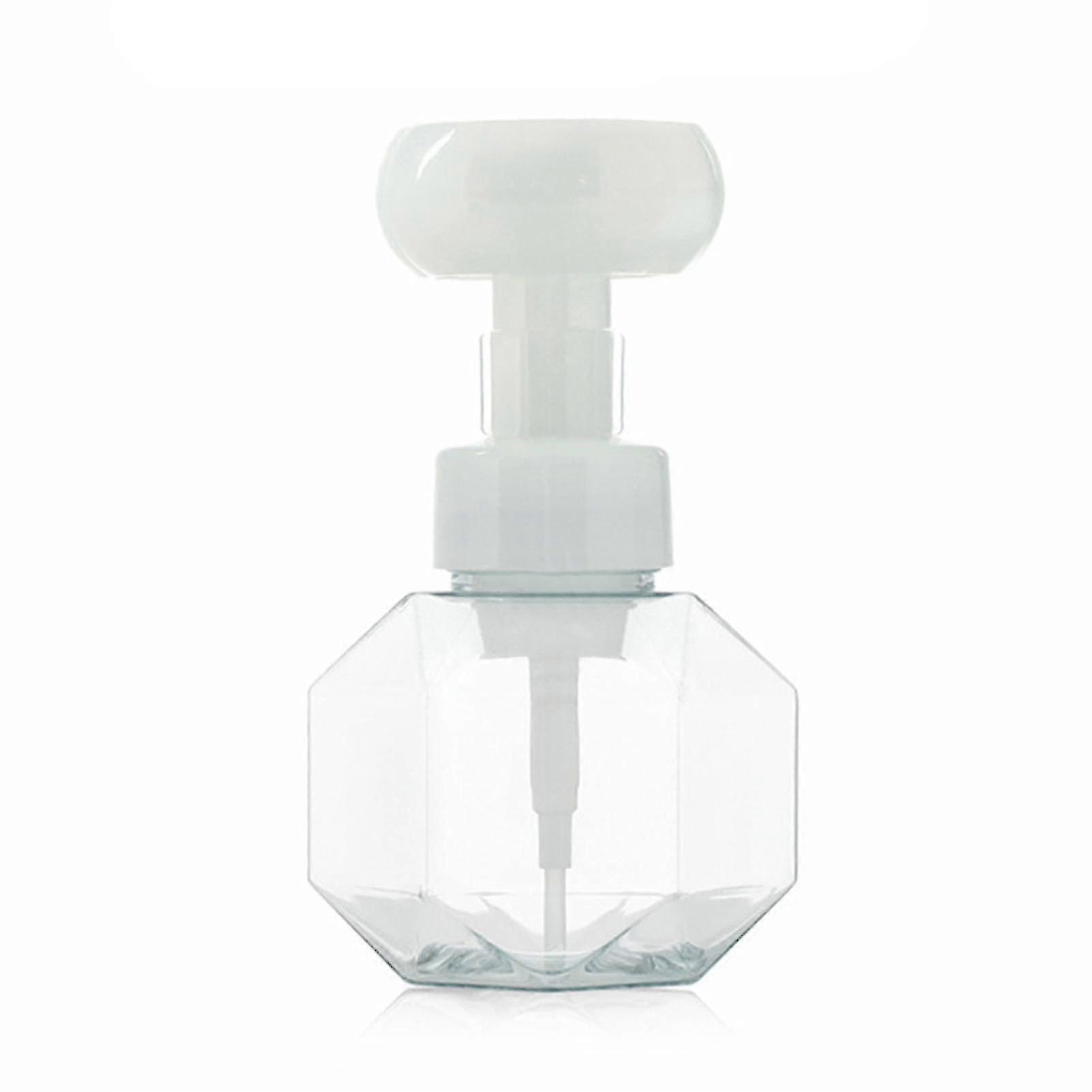Flower Shaped Soap Dispenser Refillable Creative Soap Container Face Wash Foam Bottle(1pcs)