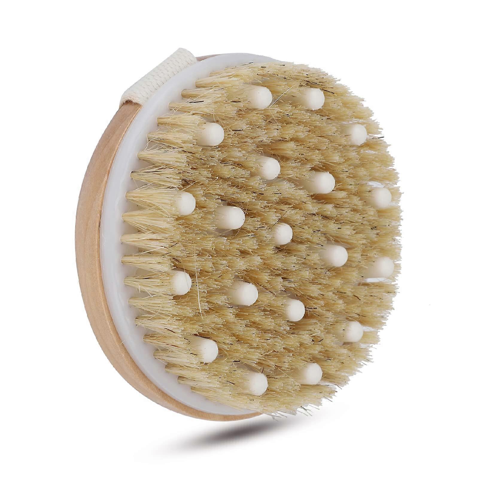 Exfoliating massage dry brush