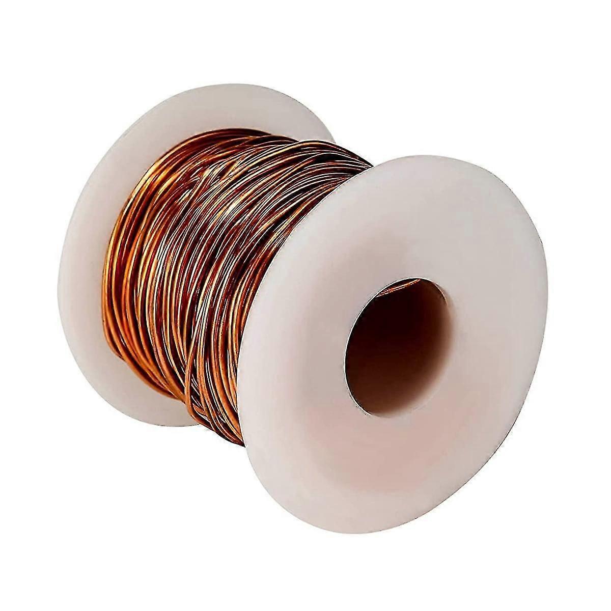 99.9٪ سلك نحاسي ناعم ميت ، مقياس 16 / قطر 1.3 مم ، 127 قدم / 39 م ، بكرة 1 رطل