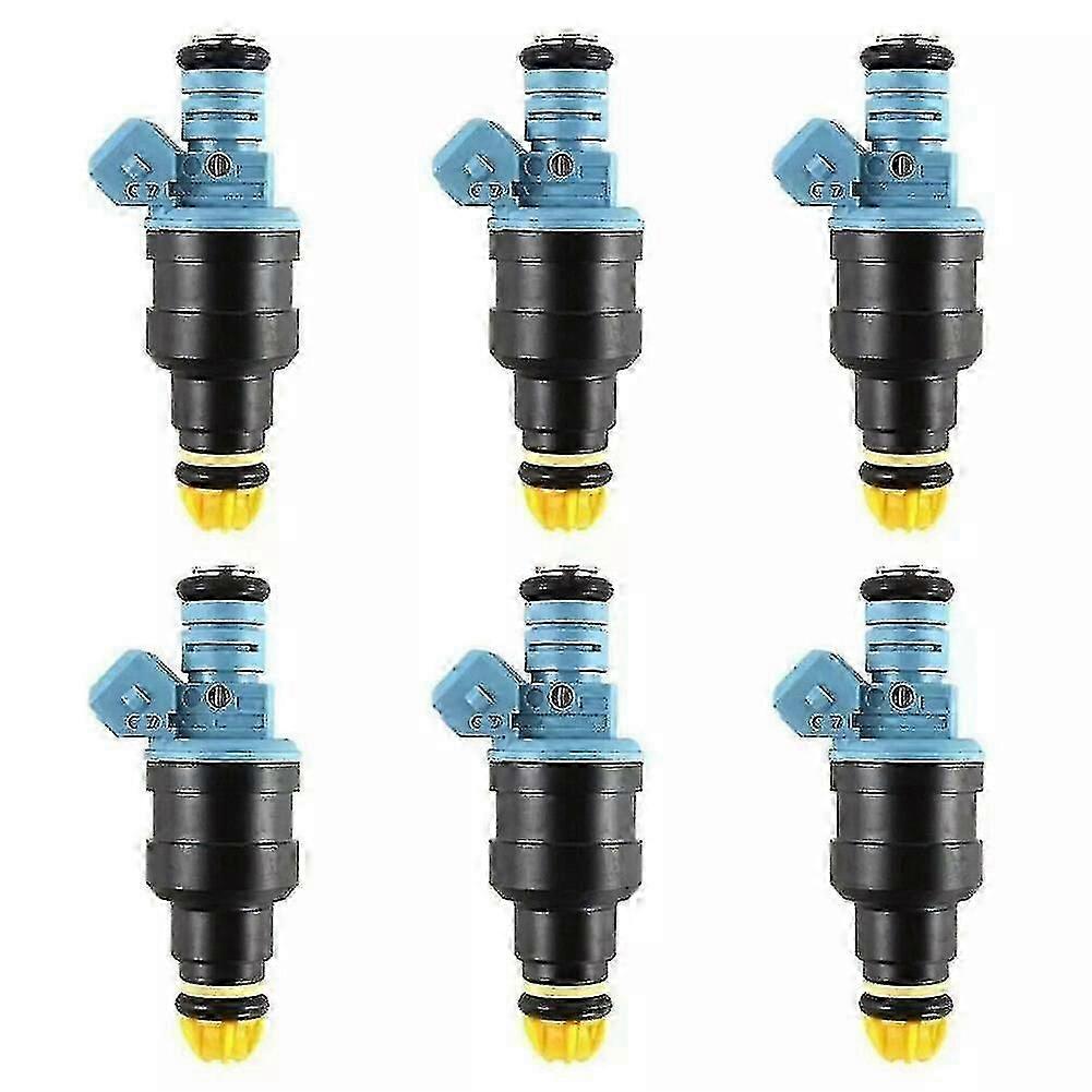 6pcs Car Fuel Injector For - 3 E30 E36 5 E34 8 E31 7 E32 E38z1 0280150715 1734776 Ty