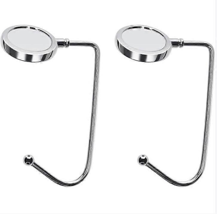 Pcs Handbag Hook - Silver - Foldable Bag Hook - Bag Holder for Table or Desk - Hanging Handbag and Small Objects