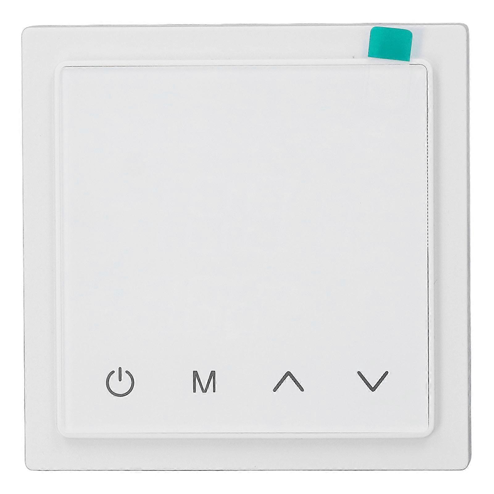 Electric Underfloor Heating Thermostat 16A LED Display 86x90x13mm