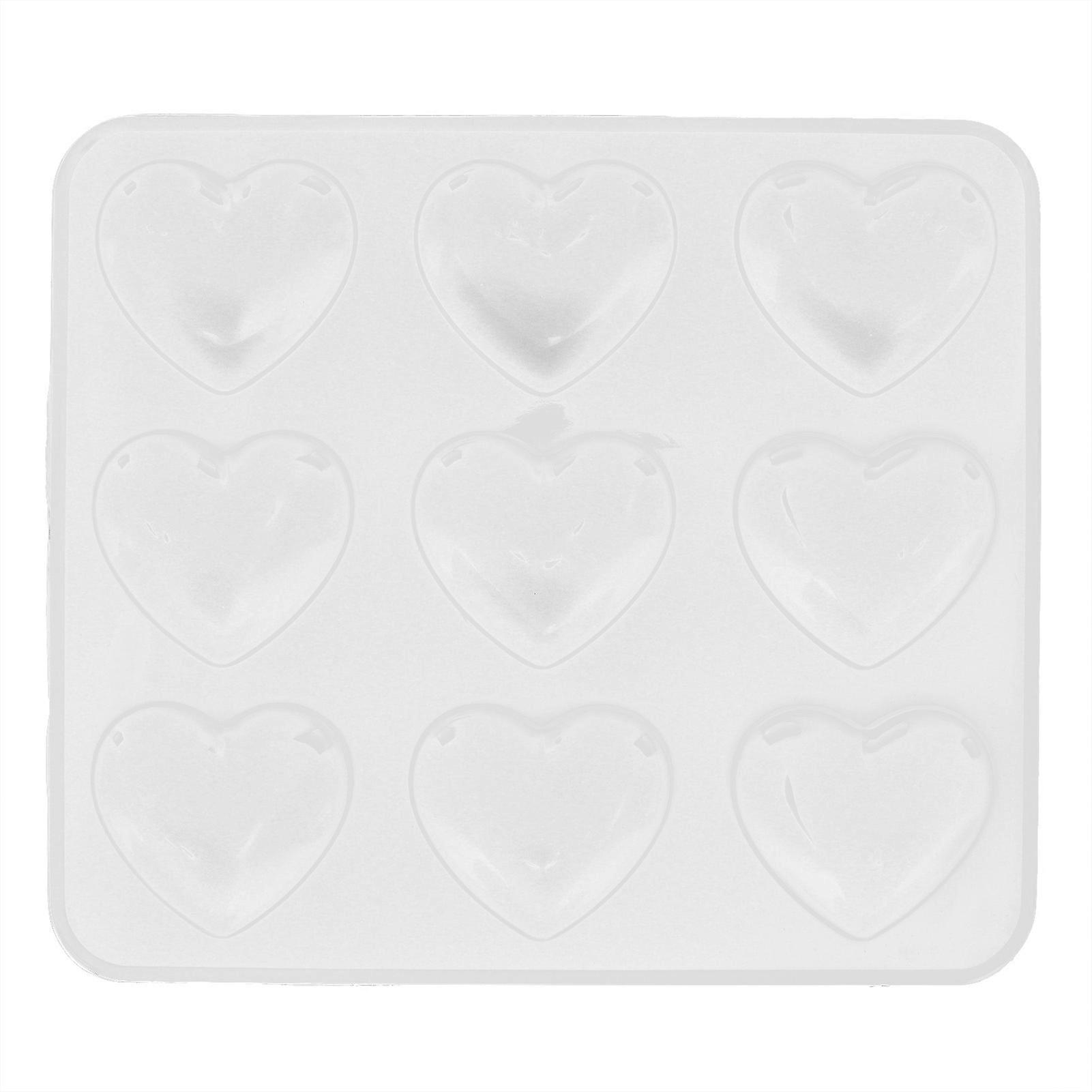 3Pcs Heart-Shaped Mold 9-Hole DIY Cake-Making Mold Tool 3-Piece Set