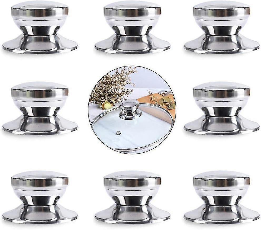 مقبض استبدال الفولاذ المقاوم للصدأ للأواني ، مقاوم للحرارة ، ملاءمة عالمية ، سهل التركيب مع مسامير ، ملحقات تجهيزات المطابخ للمطبخ المنزلي