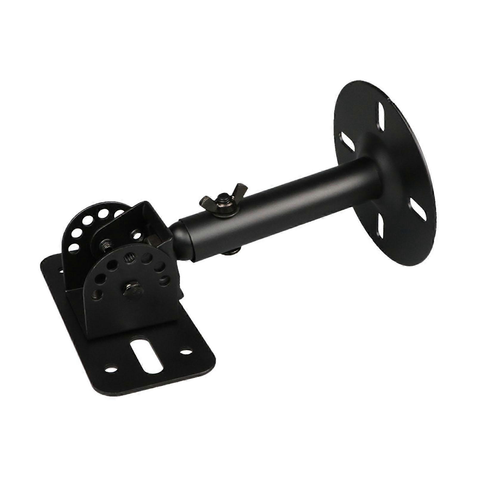 Smart Speaker Stand Space Saving Sturdy Home for Bookshelf School (Black)