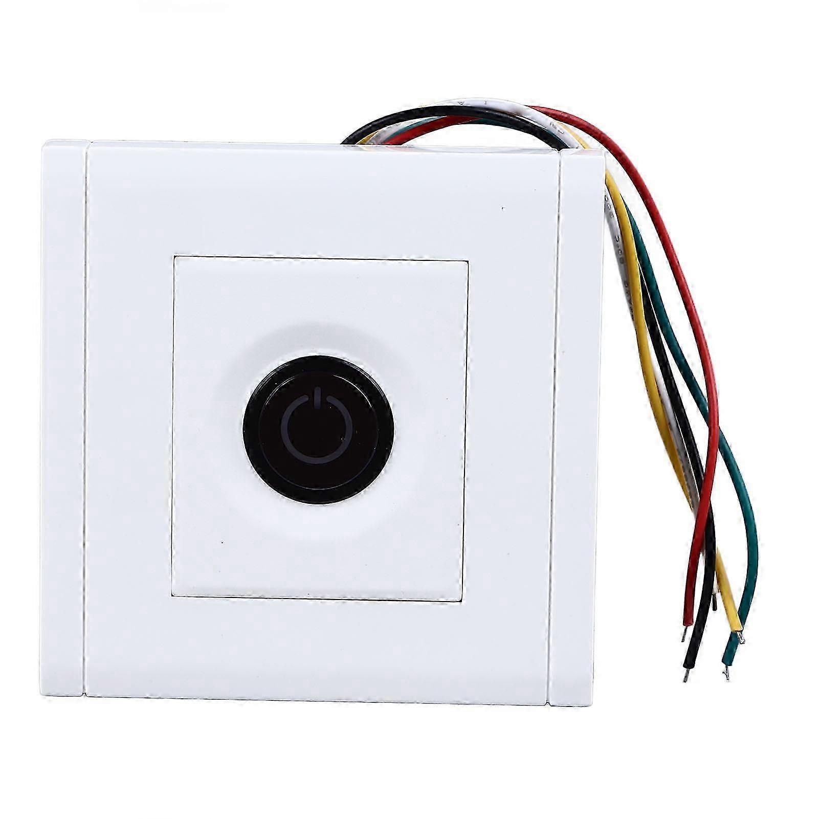 2025 Access Control Touch Switch Self Resetting Infrared Sensing Exit Button Switch for Door Security System