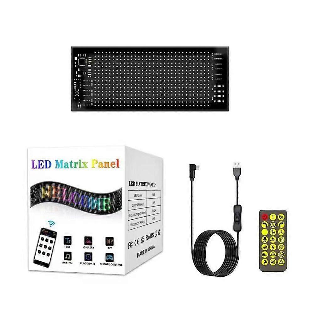 Scrolling LED Sign Message Flexible LED WindowLight APP Control Pattern Text