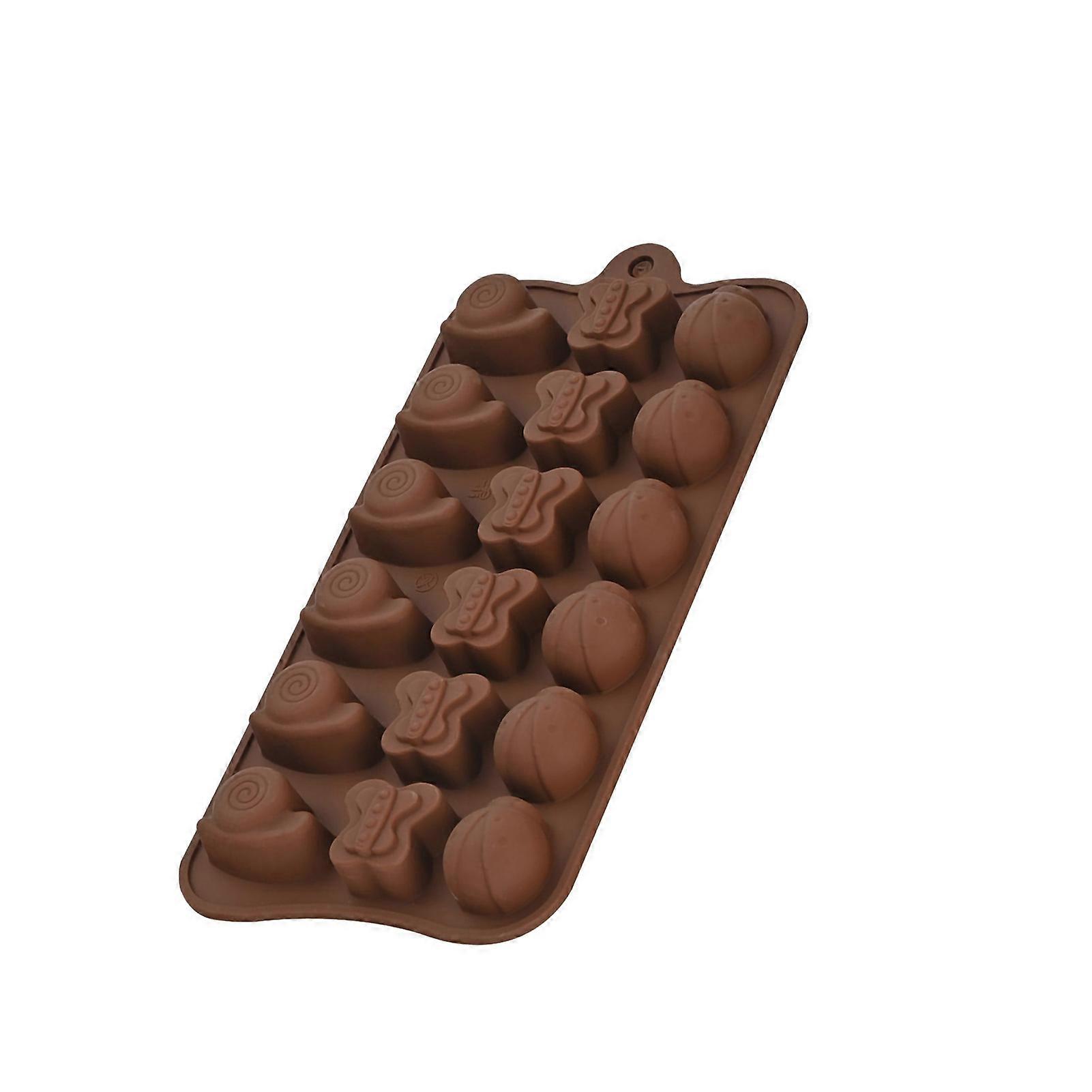 Chocolate Candy Mold Cute Silicone Baking Mold Reusable for Ice Cube Jelly Pudding CC-082 