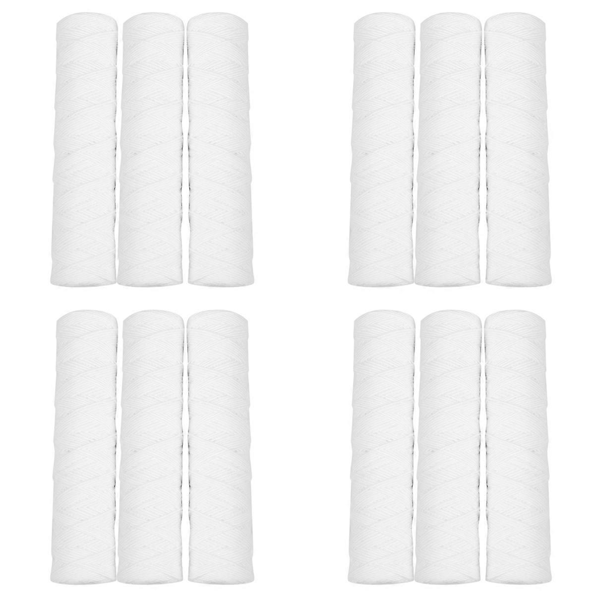 12Pcs Wasserreiniger 10 Zoll String Wound Filter 5 Mikrometer PP Baumwolle Filter Sedmient Filter