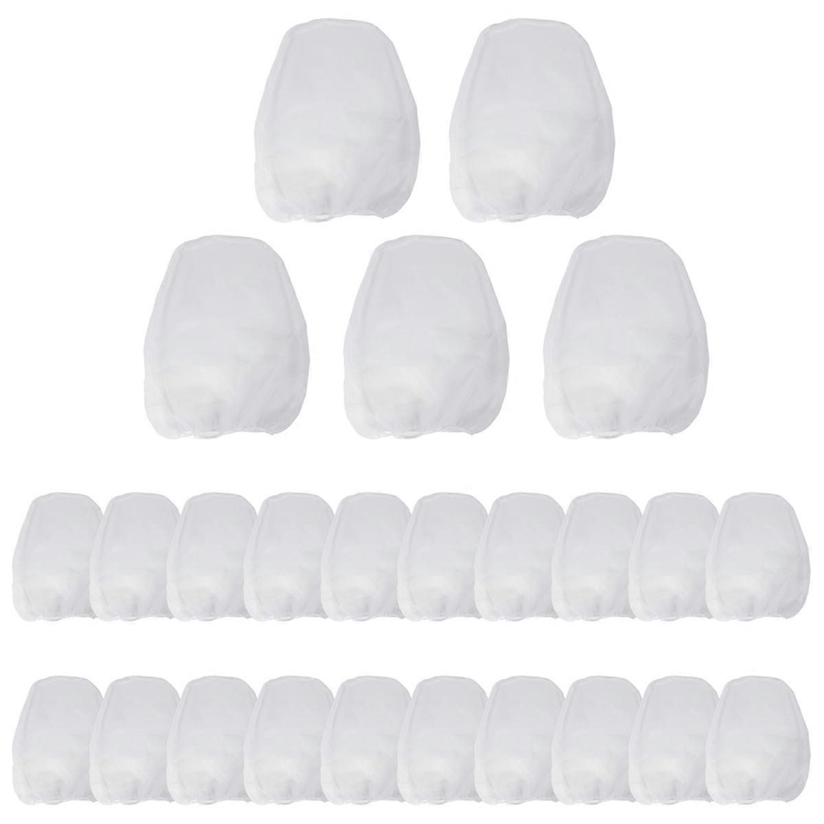 25 Pcs 5 Gallon Elastic Top Paint Strainer Bags White Fine Mesh Bag
