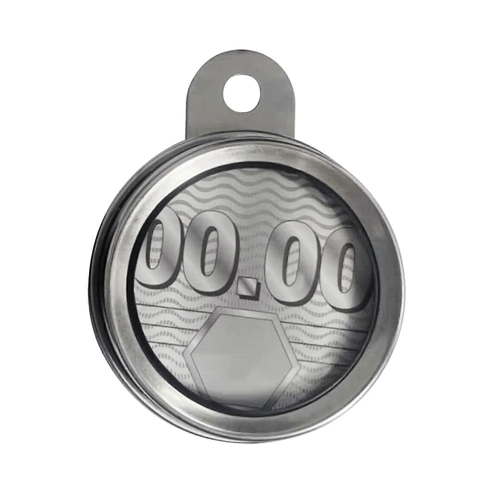 Για Scootor Μοτοσικλέτα Ποδήλατα Ανταλλακτικά Αξεσουάρ Universal Tax Disc Plate Holder Card Hanger Label Αδιάβροχη σφραγίδα Silver