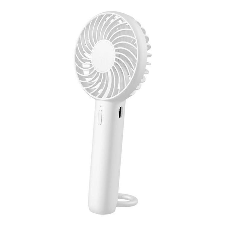 S3 Portable Rechargeable Handheld Cooling Fan 1200mAh 3 Speed Low Noise Desk Fan with Hanging Hole