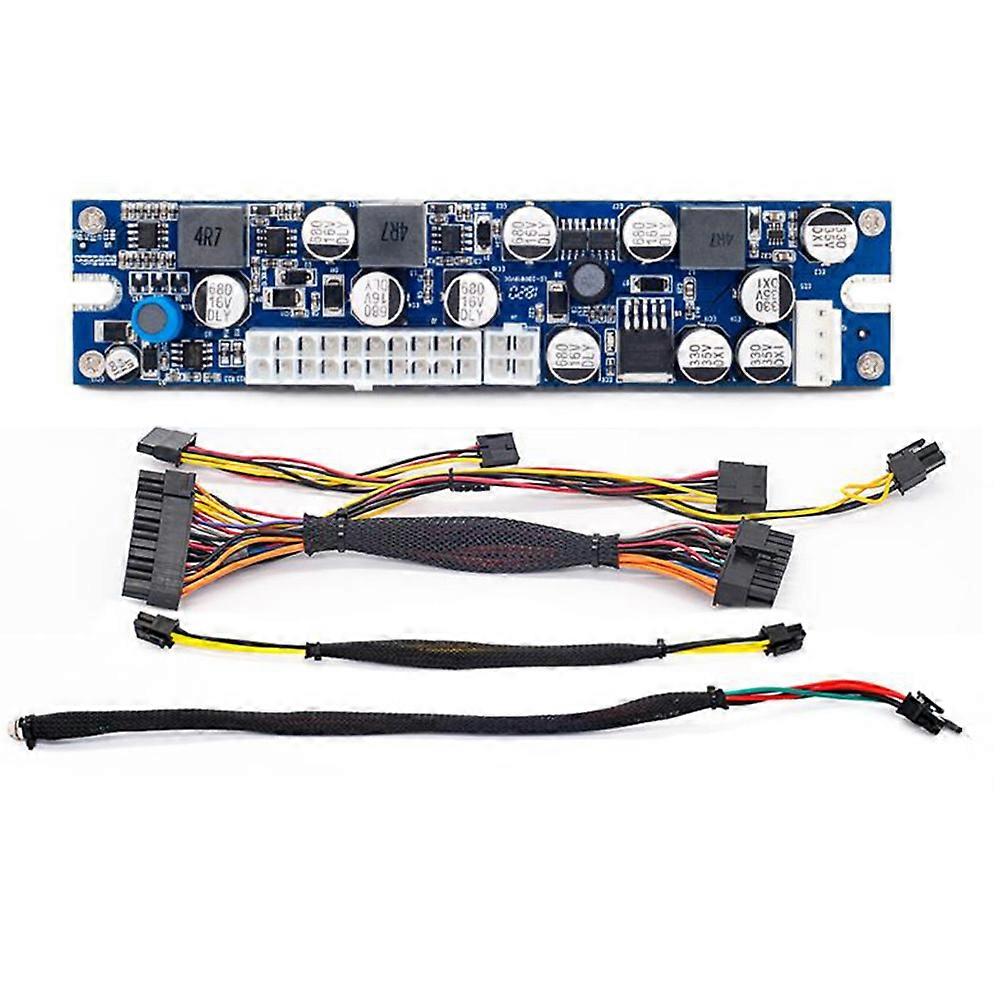 DC 19V DC ATX PSU 19V 200W ATX Switch Mining PSU 24Pin MINI ITX DC to ATX PC Power Supply for Comput