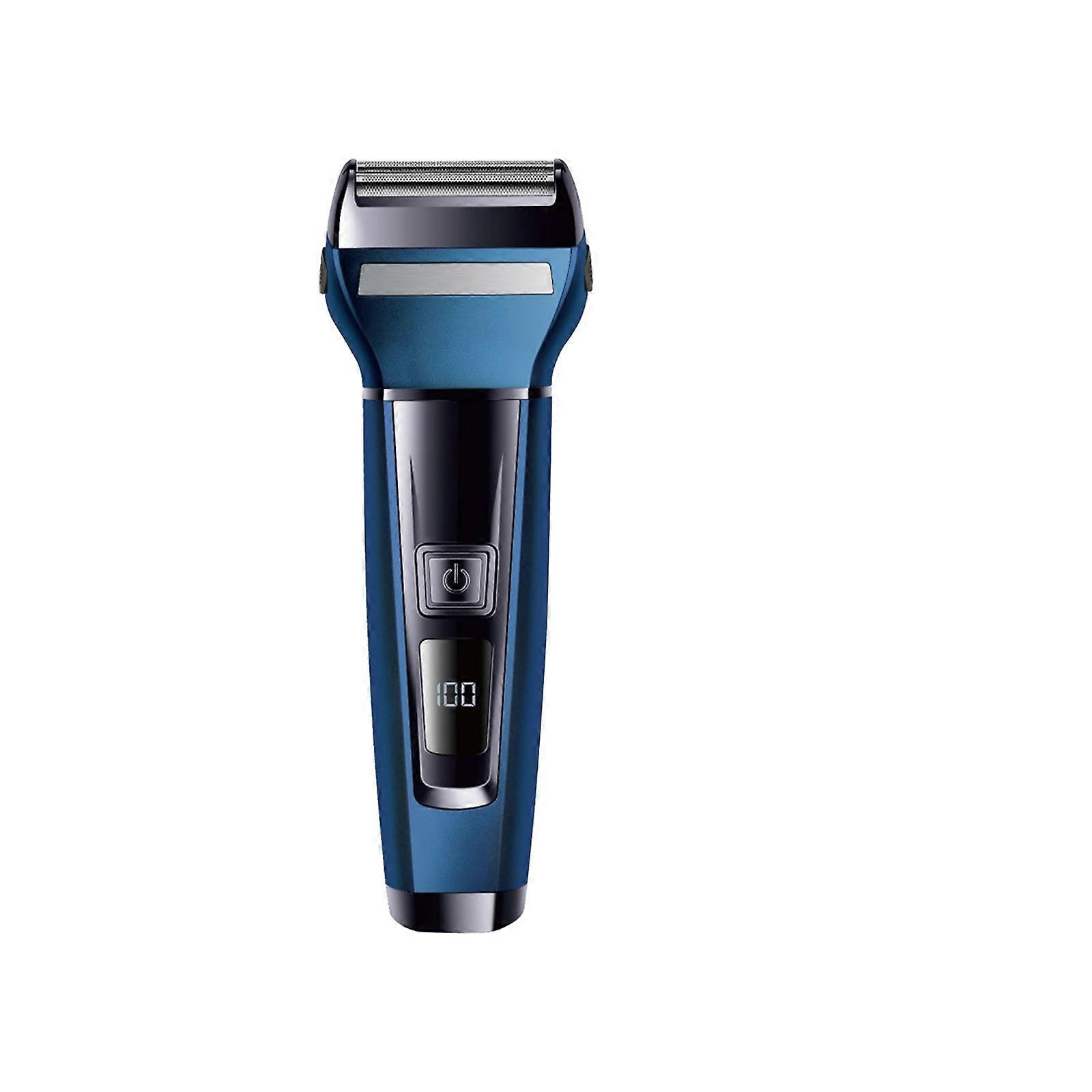 Experience Ultimate Grooming Convenience With The Multifunctional Shaver Featuring Digital Display For International Shaving with lubricant 20ml
