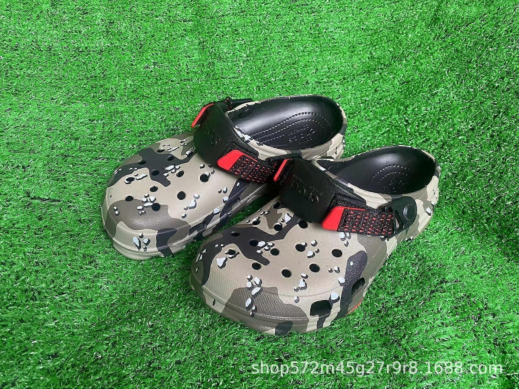 Unisex Classic All Terrain Camo Clogs Adjustable Strap Slip On Sandals