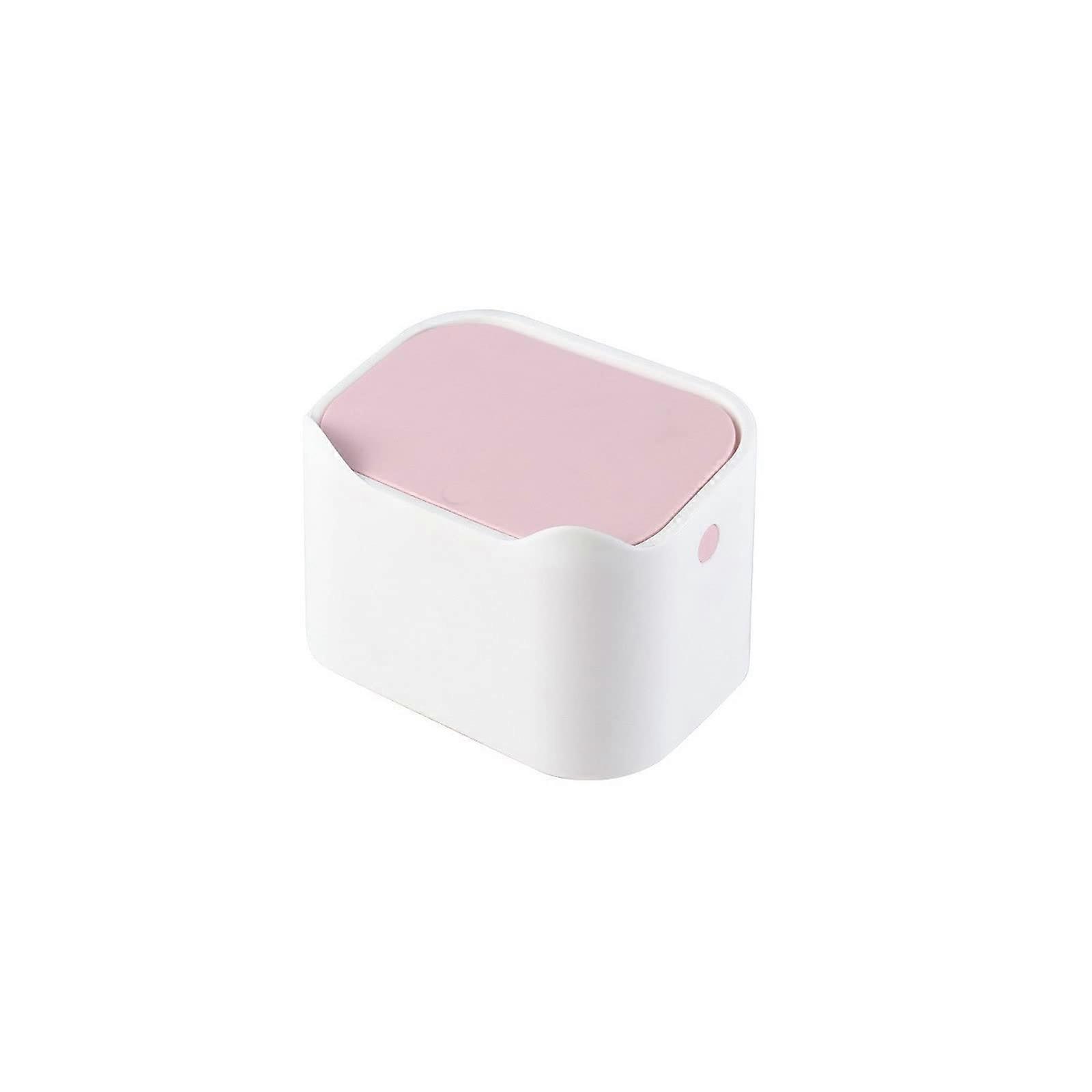 Desk Trash Can Desktop Garbage can Small Garbage can with lid Domestic Garbage can Office Garbage can car Garbage can