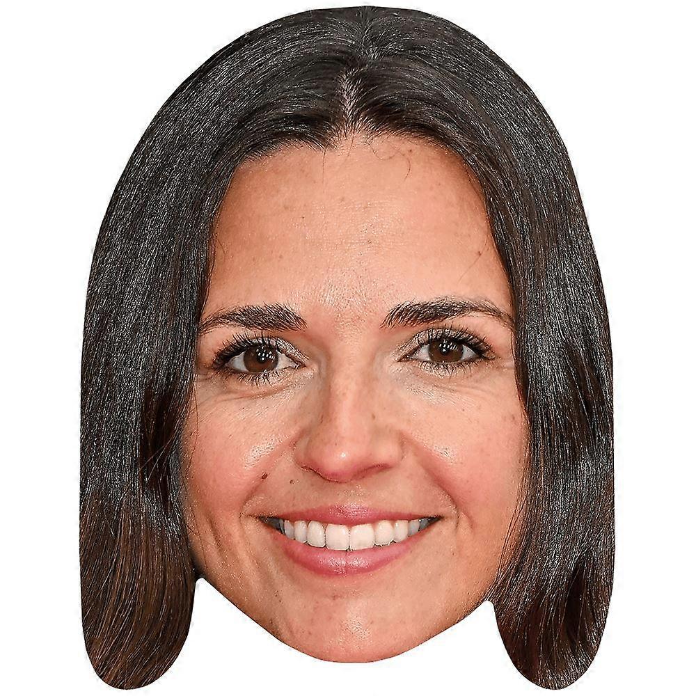 Cristina Gutierrez (Smile) Celebrity Mask, Flat Card Face